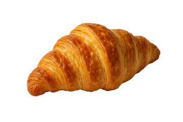 Freshly baked croissant ready to eat