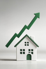 Croissance du marché immobilier et hausse de la valeur des maisons, concept d’investissement rentable et d’attrait des acheteurs