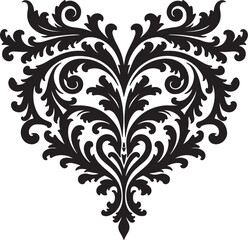 Obraz premium Vintage Heart Vector Design