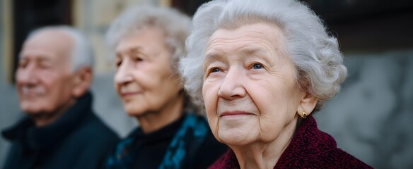 Fototapeta premium Growing elderly populations are reshaping care systems and social frameworks worldwide.