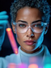 Stylish Eyewear Portrait Photography of a Person with Glasses