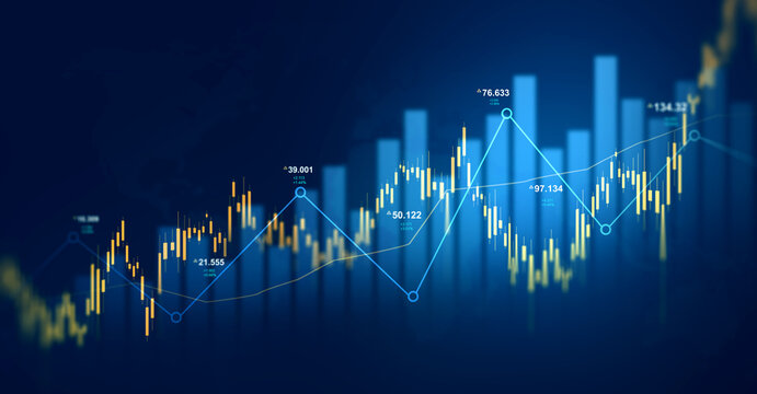 Stock market investment trading graph growth.Investment finance chart,stock market business and exchange financial growth graph.	
 - Powered by Adobe