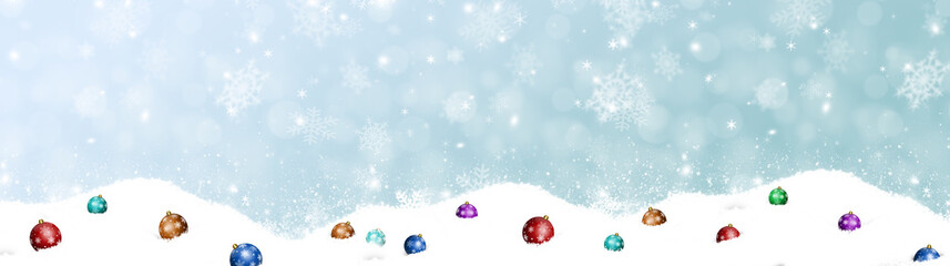 magic greeting snow banner