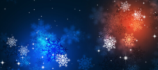 beautiful winter holiday banner
