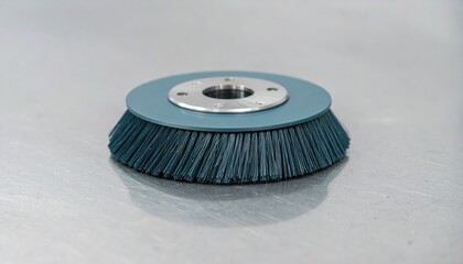 Gunmetal Blue-Gray Industrial Wire Brush