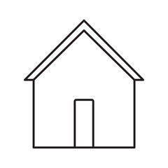 Web home icon silhouette vector.