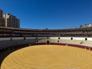 Bullfighting arena in Spain.