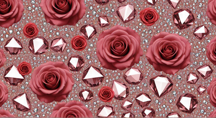 water drops on a red surface