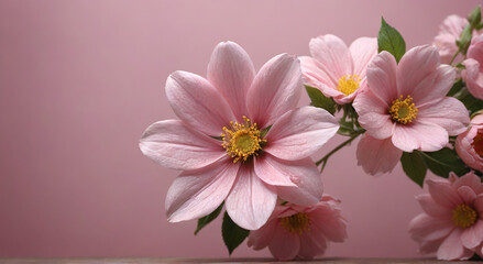 bouquet of pink flowers
