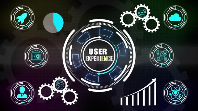 User experience strategy for interface design, digital engagement, usability, satisfaction, service quality, customer insight, optimization, and business growth