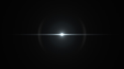 キラキラ輝く光のエフェクト、レンズフレア