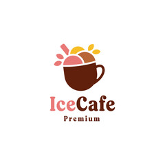 Ice Cafe Premium Logo