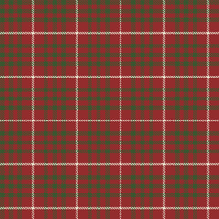 Obraz premium Elegant Red Green Holiday Tartan