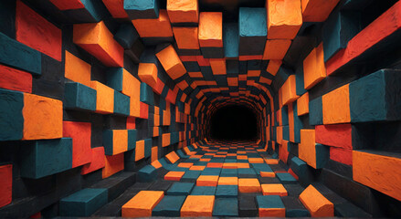 abstract tunnel background