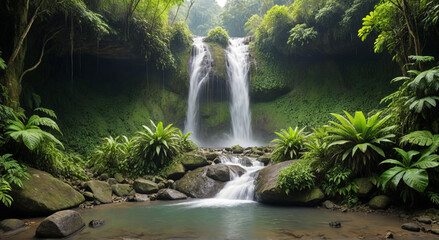 waterfall in the forest