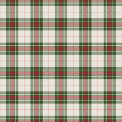 Vintage Holiday Red Green Plaid
