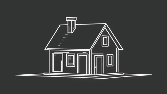 drawing of house