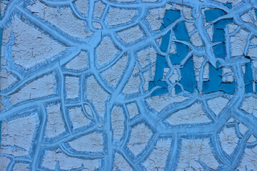 Surface damaged by the sun and rain