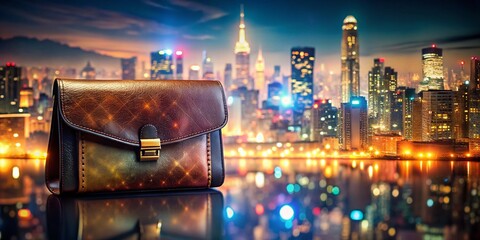 Double Exposure: Clutch & Cityscape - Abstract Fashion Photography