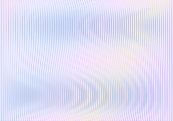 Abstract soft pastel background with transparent wavy glass stripes in vertical flow, ideal for modern UI, web, and branding.