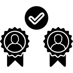 Verified Badge Icon Vector Illustration
