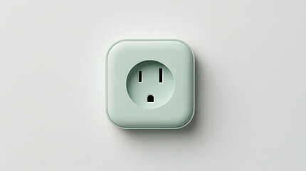 a image of plug in c green color