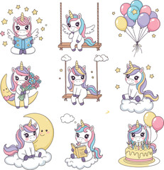 Fototapeta premium Watercolor floral arrangement with pink and white flowers, leaves, and berries