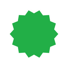 Price sticker. Sale label. Paper price tag. Starburst icon set. 