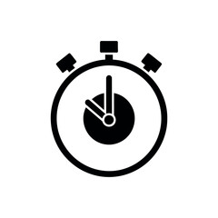 Clock Icon – Minimal Flat Time Symbol