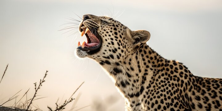 portrait of a leopard