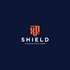 XP Shield Logo Design Inspiration	