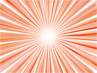 Red Burst Speed Line Background Illustration