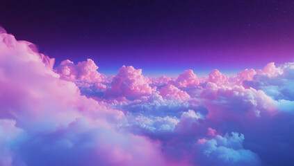 purple cloudscape