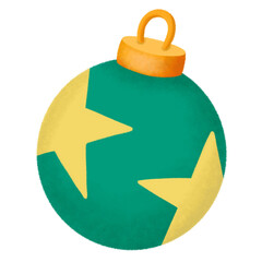 christmas ball ornament decoration winter tree december isolated on white clipart png transparent illustration