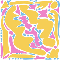 . Vibrant retro abstract background with geometric shapes and bold colors. Perfect for adding a touch of nostalgia to your designs.