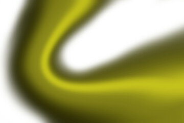 Abstract Olive Yellow Wavy Gradient Shape on Transparent Background | Isolated Flowing Liquid Animation | Alpha Channel Motion Graphic Element | Digital Art Overlay for Microstock Submission.