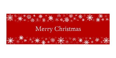 Red Holiday Background with Snowflake Border – Elegant Christmas Vector