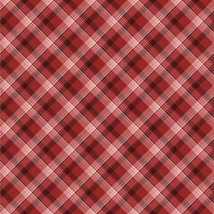 Red Plaid Seamless Fabric Pattern