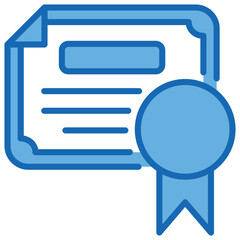 Certificate Grey Icon