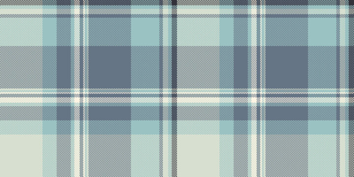 Cozy plaid fabric pattern with cool tones.  Ideal for backgrounds, textiles, or design projects needing a classic, versatile texture with a calming feel.