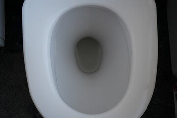 close-up of a toilet