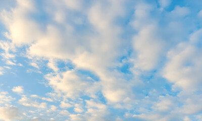 Obraz premium Background Pastel sky and clouds.