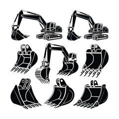 Excavator collection for construction equipment