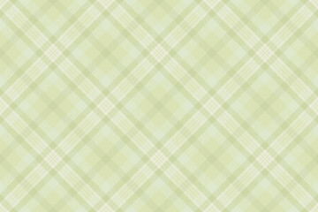 Flannel tartan pattern seamless, complexity check texture fabric. Luxury vector textile plaid background in light and antique white colors.