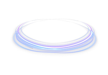 Neon halo PNG with glowing circular rings. Spark and flare elements enhance abstract 3D illustrations. Perfect for creative, futuristic, and digital projects.