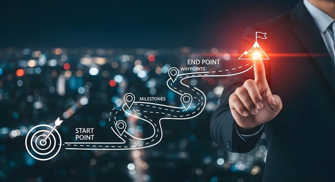 Reaching Goals Finger Following a Route to Success