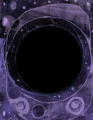 Schwarzes Loch, mit Textfreiraum © paintboxix