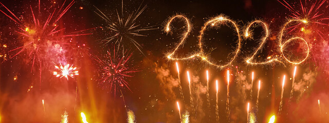 happy new year, new year's eve, silvester, new year, celebration greeting card, new year card long...