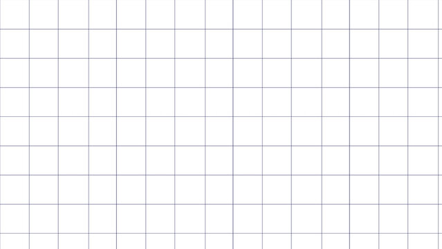 Transparent Graph Paper: White Background, Blue Lines, Clean Grid Pattern, Vector Illustration, Back to School, Architecture Planning, Math Exercises