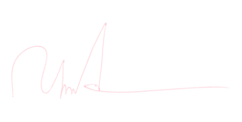 Pink Pencil Underline - Hand drawn horizontal chalk, marker or pencil lines. Design element for emphasis, text lines and decoration. Set on transparent background.